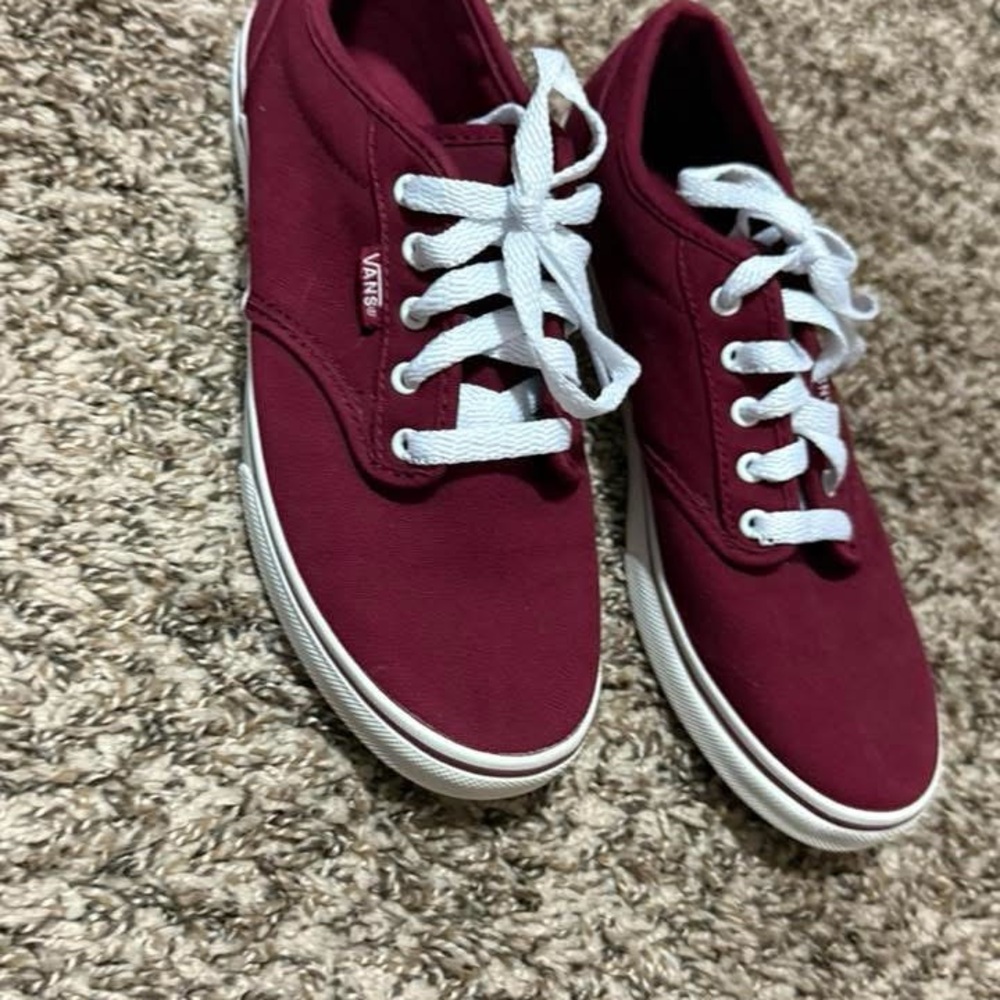 Vans Men's Deep Red Sneakers